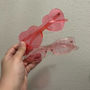 Pink Sunglass Set